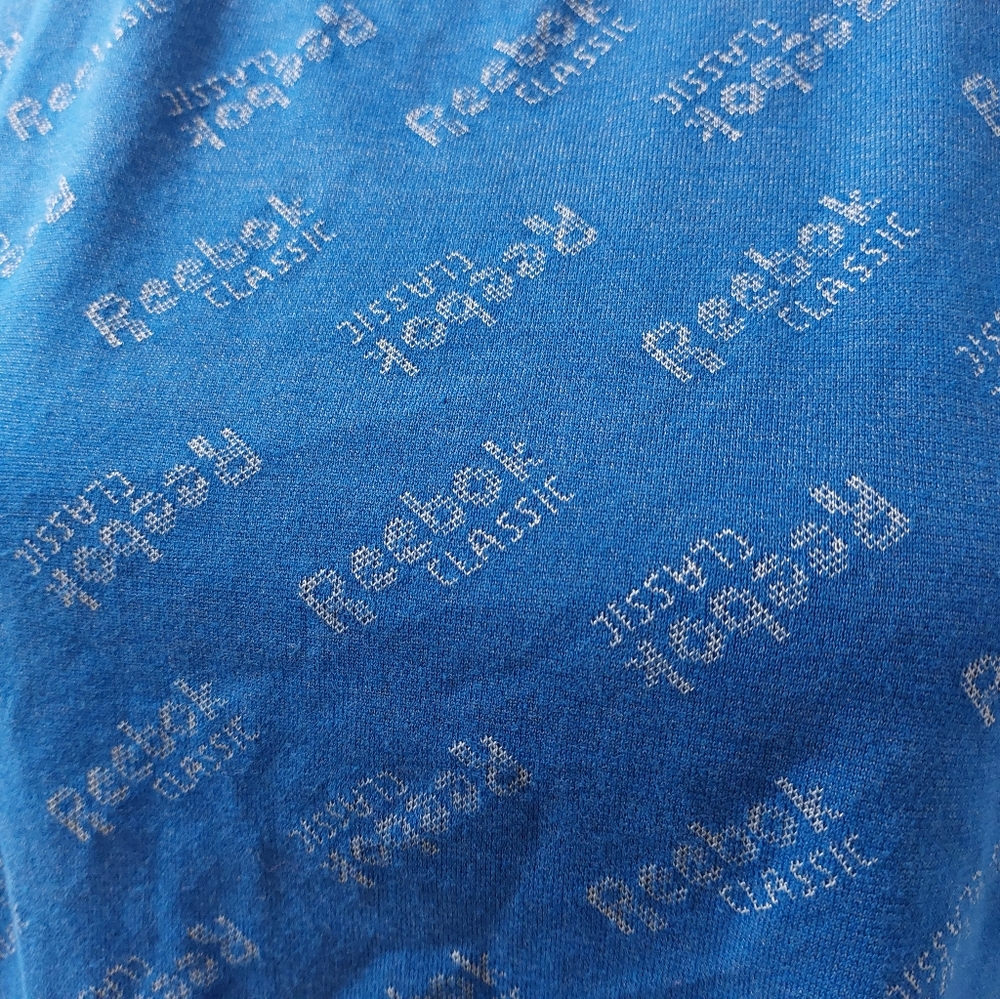 Blue Reebok Cropped Boxy Shirt - Picture 3 of 7
